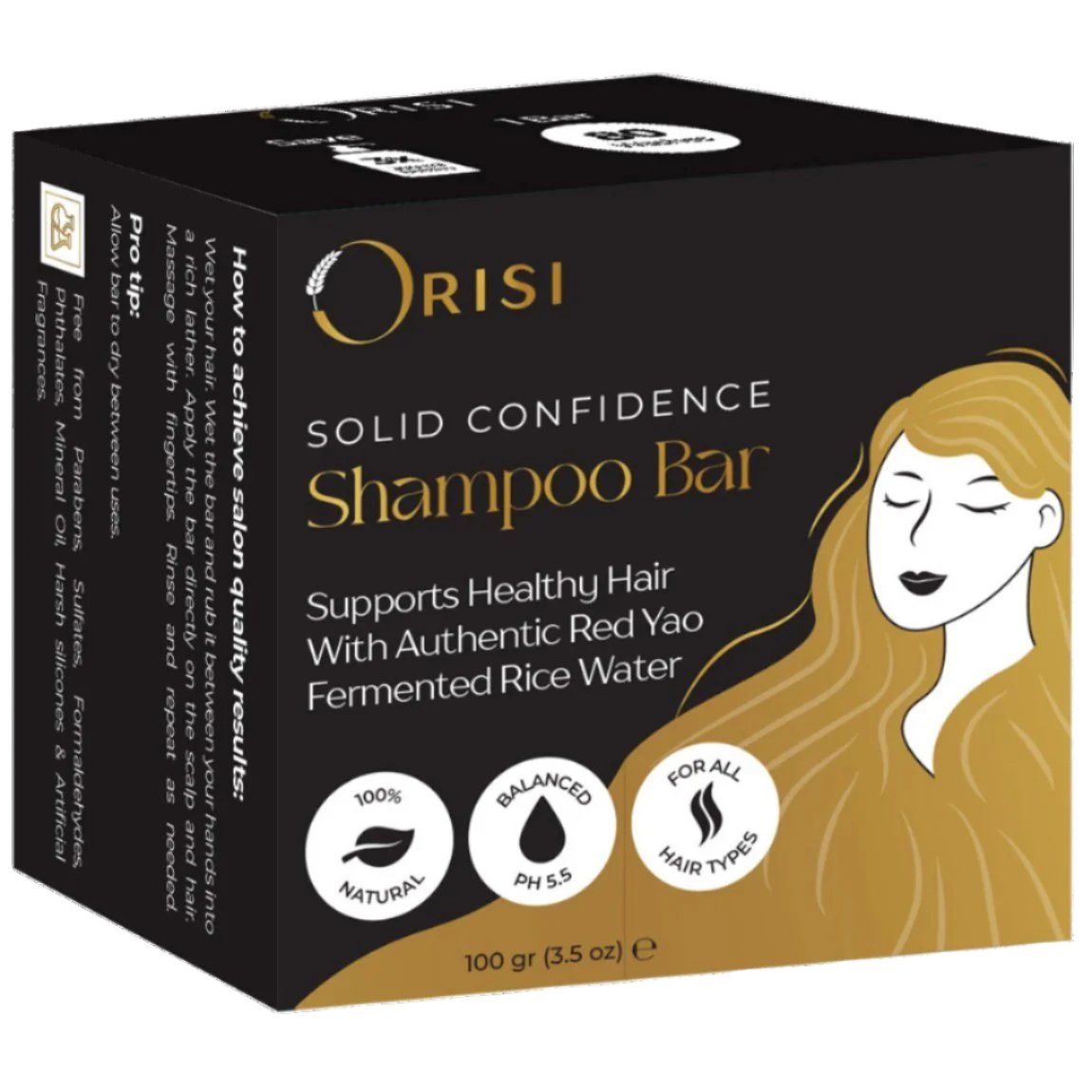 Orisi Solid Shampoo for healthy hair and scalp